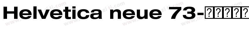 Helvetica neue 73字体转换